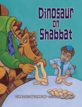 Paperback Dinosaur on Shabbat Book