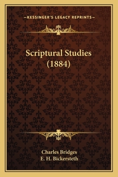 Paperback Scriptural Studies (1884) Book