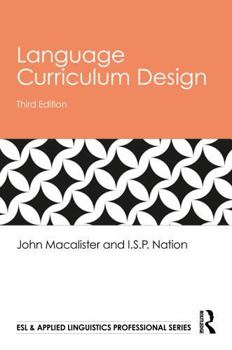 Paperback Language Curriculum Design Book