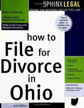 Paperback How to File for Divorce in Ohio, 3e Book