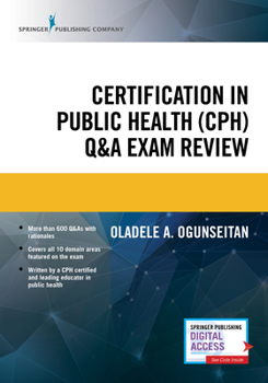 Paperback Certification in Public Health (CPH) Q&A Exam Review Book