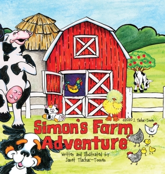 Hardcover Simon's Farm Adventure Book