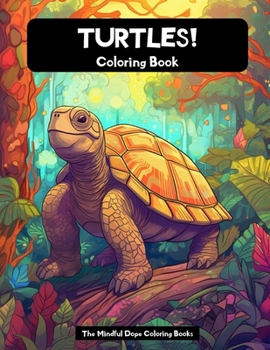 Paperback TURTLES! Coloring Book