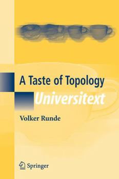Paperback A Taste of Topology Book
