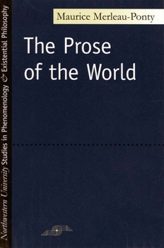 Hardcover The Prose of the World Book