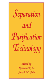 Hardcover Separation and Purification Technology Book