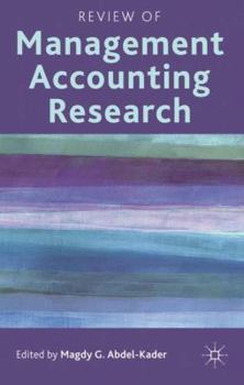 Hardcover Review of Management Accounting Research Book