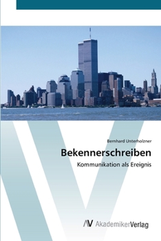 Paperback Bekennerschreiben [German] Book