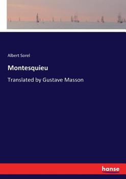 Paperback Montesquieu: Translated by Gustave Masson Book