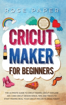 Hardcover Cricut Maker for Beginners Book