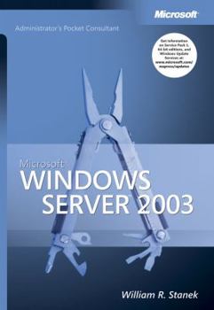 Paperback Microsoft Windows Server 2003 Administrator's Pocket Consultant Book