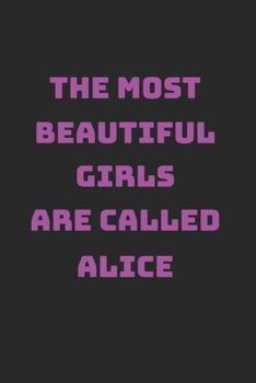 Alice Girl Woman Notebook: Graph Paper Journal 6x9 - 120 Pages