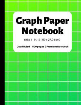Paperback Graph Paper Notebook: 500 Pages, 4x4 Quad Ruled, Grid Paper Composition (Extra Large, 8.5x11 in.) Book