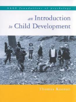 Paperback An Introduction to Child Development Book