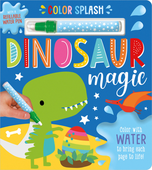 Paperback Color Splash Dinosaur Magic Book
