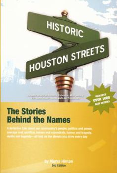 Paperback Historic Houston Streets Book