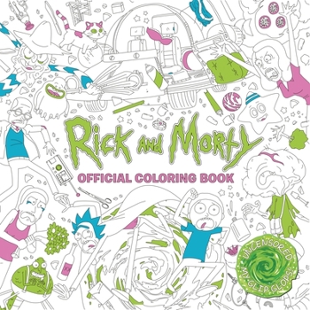 Paperback Rick and Morty Official Coloring Book