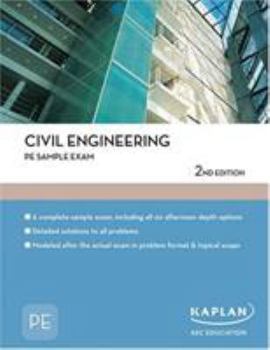 Paperback Civil Engineering: PE Sample Exam Book