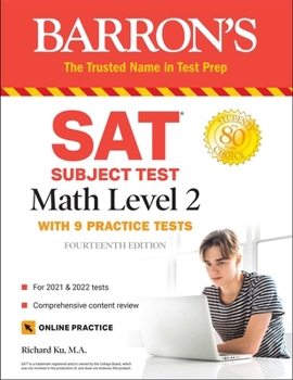 Paperback SAT Subject Test Math Level 2: With 9 Practice Tests Book