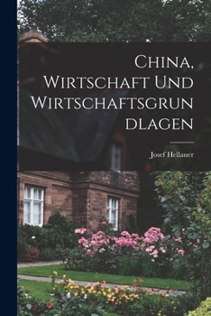 Paperback China, Wirtschaft und Wirtschaftsgrundlagen [German] Book