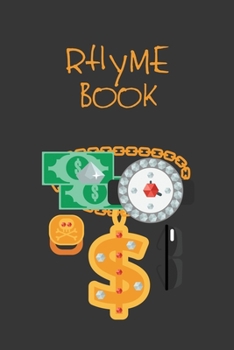 Paperback Rhyme Book: Rapper Notebook for Writing Lyrics, Rhmes & Ideas.: cute lined journal for every songwriter or lyricist. Perfect gift Book