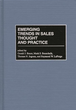 Hardcover Emerging Trends in Sales Thought and Practice Book