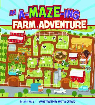 Hardcover An A-Maze-Ing Farm Adventure Book