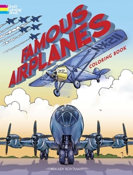 Paperback Famous Airplanes Coloring Book