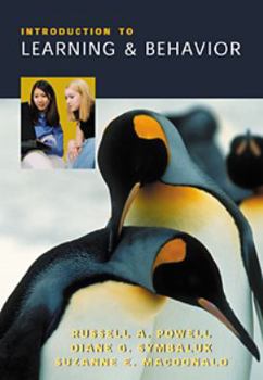 Paperback Introduction To Learning And Behavior Book