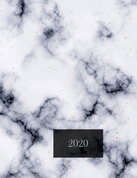 Paperback 2020: large scheduler study planner homework book for the year 2020 I monthly calendar and weekly calendar on two pages I Book