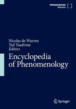Hardcover Encyclopedia of Phenomenology Book