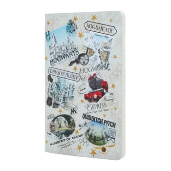 Hardcover The Wizarding World Notebook A6 Lined Cahier, 80pg, 100gsm by Paperblanks (Harry Potter Collection) Book