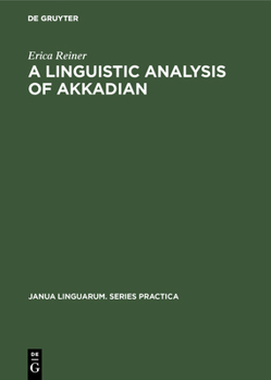 Hardcover A Linguistic Analysis of Akkadian Book