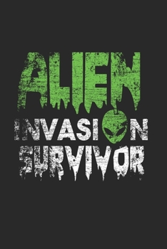 Paperback Alien Notebook: Diary Journal 6x9 inches with 120 Lined Pages Book