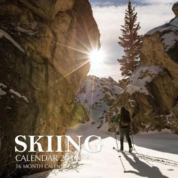 Paperback Skiing Calendar 2019: 16 Month Calendar Book