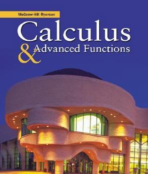 Hardcover McGraw-Hill Ryerson Calculus & Advanced Functions Book