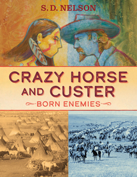 Hardcover Crazy Horse and Custer: Born Enemies Book