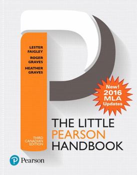 Spiral-bound The Little Pearson Handbook, Third Canadian Edition (MLA Update) Book