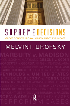 Hardcover Supreme Decisions, Combined Volume: Great Constitutional Cases and Their Impact Book