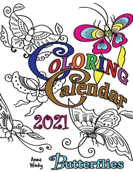 Coloring Calendar 2021 Butterflies