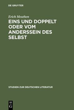 Hardcover Eins und doppelt oder Vom Anderssein des Selbst [German] Book