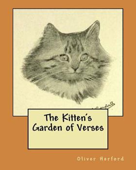 Paperback The Kitten's Garden of Verses [Large Print] Book