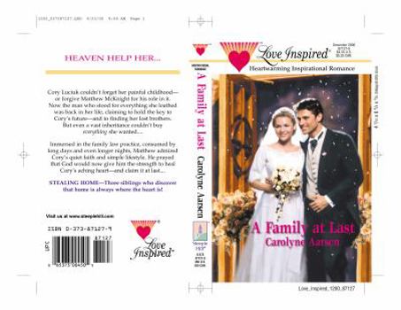 Mass Market Paperback A Family at Last Book