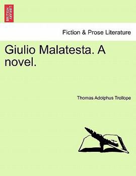 Paperback Giulio Malatesta. a Novel. Book