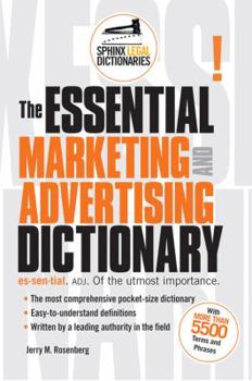 Paperback The Essential Marketing and Advertising Dictionary Book