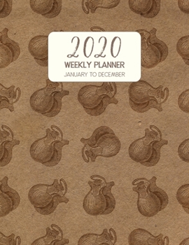 2020 Weekly Planner January to December: Dated Diary With To Do Notes & Inspirational Quotes - Castanets (Vintage Music Calendar Planners)