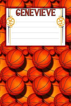 Paperback Basketball Life Genevieve: College Ruled Composition Book