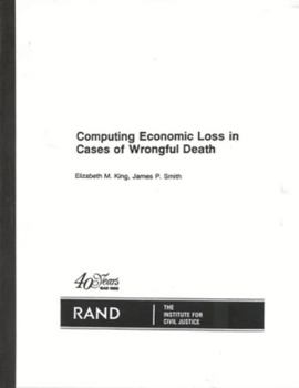 Paperback Computing Economic Loss in Cases of Wrongful Death Book