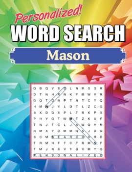 Paperback Mason Word Search Book: Large Print Word Find Puzzles Book