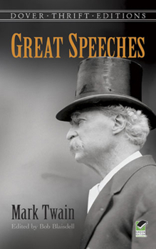 Paperback Great Speeches by Mark Twain Book